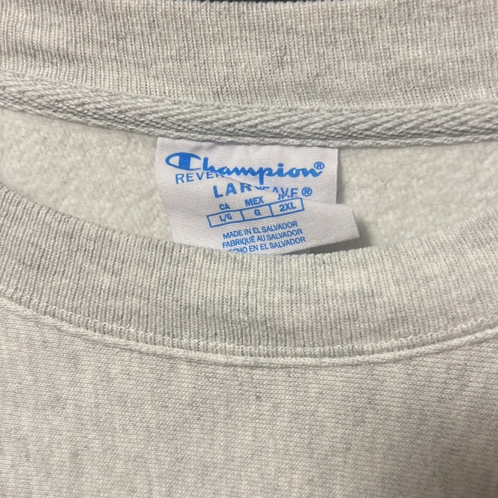NWOT * Champion Nashville Baby Blue Crewneck Sweatshirt Size Large - Picture 4 of 4